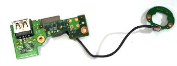 HP G61 DUAL USB BOARD WITH CABLE P/N DA00P6TB6EO STOK: 37