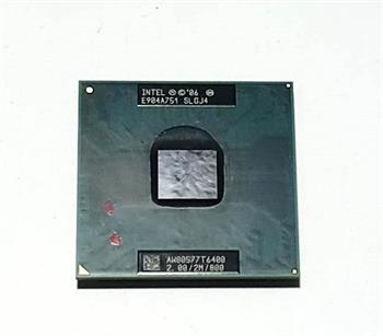 Intel Core 2 Duo T6400 2 GHz Dual-Core CPU Processor SLGJ4 AW80577T6400 478-pin micro-FCPGA STOK: İŞ KUTU 