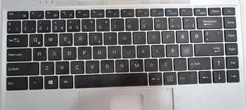 NIRVANA NB C350 SILVER KLAVYE VE ÜST KASASI 181205-B1419 NOT : TOUCHPAD YOK  STOK:Z95