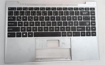 NIRVANA NB C350 SILVER KLAVYE VE ÜST KASASI 181205-B1419 NOT : TOUCHPAD YOK  STOK:Z95