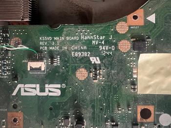 ASUS K55VD REV 3.1 ANAKART Stok: Z96