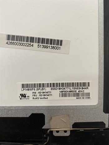 Orijinal Lenovo Yoga 510-14ISK DOKUNMATİK VE LCD PANEL  LP140WF6 (SP)(B1) 1920*1080 AZ KUSURLU Z91