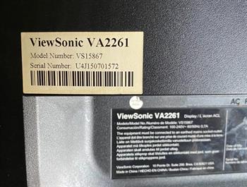ViewSonic VA2261-6 21.5