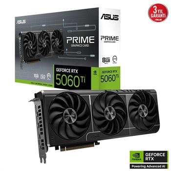 Asus DUAL-RTX5060-O8G-NVIDIA-GEFORCE-RTX 5060-8GB GDDR7-128BIT--OC-HDMI-3XDP-DLSS3 Ekran Kartı