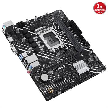 Asus Prime H610M-K ARGB Intel Soket LGA1700 DDR5 5600MHz mATX Gaming (Oyuncu) Anakart