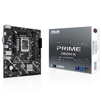Asus Prime H810M-K 6400MHz DDR5 Soket LGA1851 M.2 HDMI VGA mATX Anakart