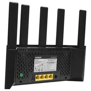 EVEREST EWR-X3000MBPS-V1 1 WAN + 3 LAN PORT Wİ-Fİ 6 WISP+AP+REPEATER DESTEKLİ KABLOSUZ WİFİ ROUTER