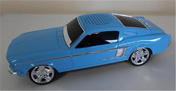 EVERTON RT-1953  Mavi (Blue) Arabalı  Bluetooth Fm-Usb-Tf-Aux Şarjlı Nostaljik Radyo