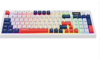 Everest KB-85 SILENT PRO Kablosuz Beyaz-Mavi-Kırmızı SESSİZ RGB Wireless 2.4Ghz Q  Oyuncu Klavyesi