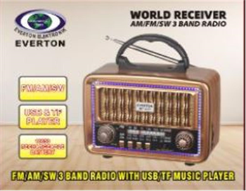Everton RT-683  Bluetooth Usb-Micro Sd Nostaljik Radyo
