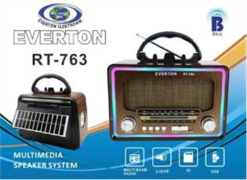 Everton RT-763  Bluetooth Usb-Micro Sd Nostaljik Radyo