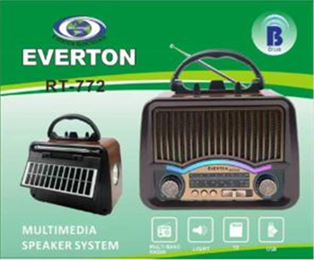 Everton RT-772  Bluetooth Usb-Micro Sd Nostaljik Radyo