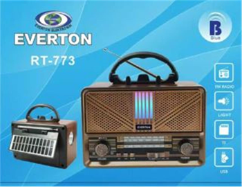 Everton RT-773  Bluetooth Usb-Micro Sd Solarlı Nostaljik Radyo