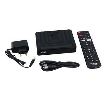 FOBEM VISION S HİBRİT 4GB RAM 32GB HDD 1.5GHZ SES KOMUTLU UYDU ALICILI ANDROID 14 TV BOX (TUNERLİ)