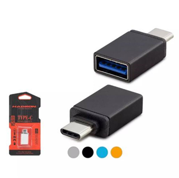HADRON HDX5051 Type-C to USB Dişi Çevirici Metal - Çok Renkli