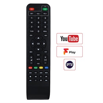 HEY KR DREAMSTAR Y33A YOUTUBE TUŞLU HD UYDU KUMANDASI