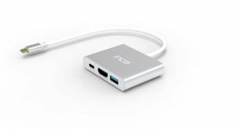 Inca ITPC-04TX Type-c Hub HDMI 4K@30hz USB3.0+PD100W Akım ve Voltaj Korumalı Alüminyum Çoklayıcı