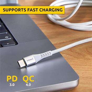 Intenso 7901002 USB-Cable C315C 60W-1,5M White Beyaz Şarj ve Data Kablosu