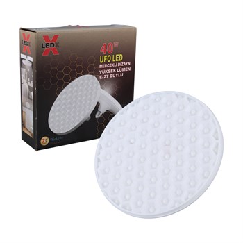 LEDX AL-WFOP 40 WATT MERCEKLİ DİZAYN YÜKSEK LÜMEN E27 DUYLU BEYAZ UFO LED