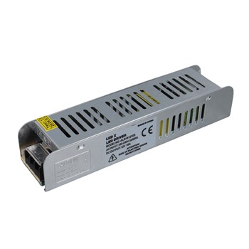 LEDX ALN-M1210S 12 VOLT 10 AMPER 120 WATT SLIM METAL KASA ADAPTÖR 190X48X38MM