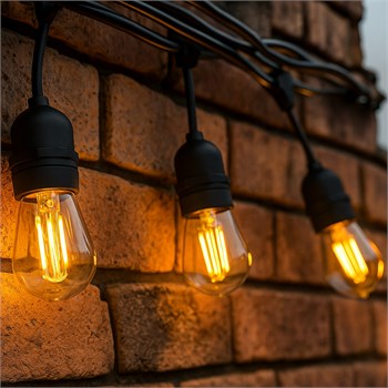 LEDX KB00001 5Lİ E27 DUY SIRALI 5 METRE LAMBA KABLOSU (5 ADET DUY İÇERİR)