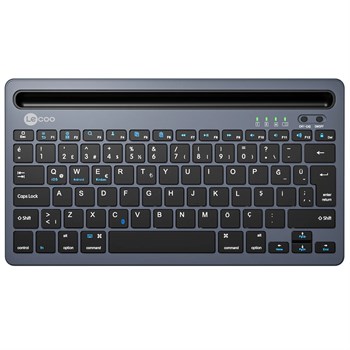 LENOVO LECOO BK100 BLUETOOTH V3.0 ŞARJ EDİLEBİLİR KABLOSUZ GRİ TÜRKÇE Q KLAVYE