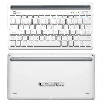 LENOVO LECOO BK100 BLUETOOTH V3.0 ŞARJ EDİLEBİLİR KABLOSUZ BEYAZ TÜRKÇE Q KLAVYE