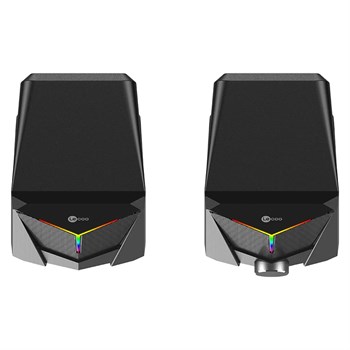 LENOVO LECOO DS104 KABLOLU USB + 3.5MM JACK 6W 80DB RGB IŞIKLI 1+1 GAMING SPEAKER HOPARLÖR