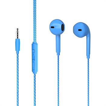 LENOVO LECOO EH104BL 3.5MM JACKLI KABLOLU KULAK İÇİ MİKROFONLU MAVİ KULAKLIK
