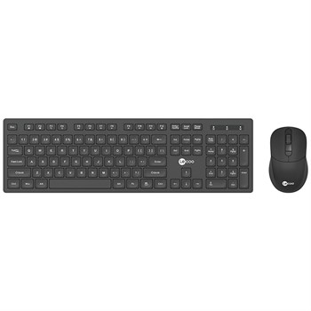 LENOVO LECOO KW201 KABLOSUZ SİYAH Q KLAVYE  MOUSE SET