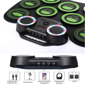 MAGICVOICE G6009R 9 PED ELEKTRONİK ROLL UP DAVUL KİTİ