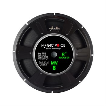 MAGİCVOİCE MV-8 MAX 350W / RMS 150 WATT 8 20 CM WOOFER YEDEK HOPARLÖR