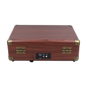 MAGICVOICE PU16 RETRO VİNTAGE ÇANTA PİKAP - RADYO - BLUETOOTH - USB MP3 ÇALAR 350X255X115MM