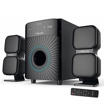 MIKADO MD-360BT 2+1 38 WATT BT/AUX/USB/FM/LED EKRAN 2+1 SPEAKER EV SİNEMA SİSTEMİ