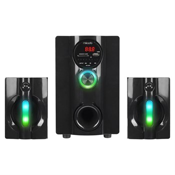 MIKADO MD-95BT 2+1 20 WATT SİYAH MULTIMEDYA FM/BT/SD/USB 2+1 SPEAKER EV SİNEMA SİSTEMİ