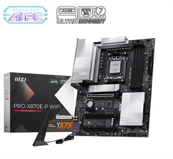 Msi Pro X870E-P WIFI DDR5 AMD X870E AM5 Soket DDR5 8200+(OC)MHz ATX Oyuncu (Gaming) Anakart