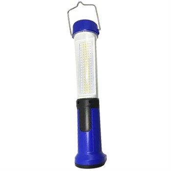 POWERMASTER HK-802 ŞARJLI 30 BEYAZ + 20 MAVİ-KIRMIZI SMD LED / 55 COB LEDLİ 5 MODLU ÇALIŞMA LAMBASI