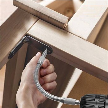 POWERMASTER PM-20507 ESNEK BÜKÜLEBİLİR MATKAP UZATMA HORTUMU 1/4 BİTS UCU 400MM
