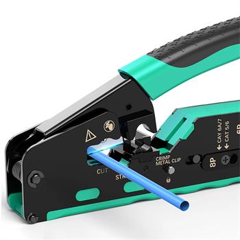 POWERMASTER PM-24016  RJ11 - RJ45 YENİ NESİL AÇIK UÇLU EZ RJ45 İKİLİ ÇAKMA PENSE