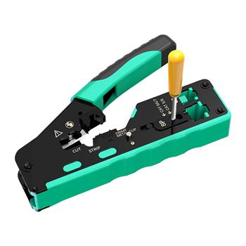POWERMASTER PM-24016  RJ11 - RJ45 YENİ NESİL AÇIK UÇLU EZ RJ45 İKİLİ ÇAKMA PENSE