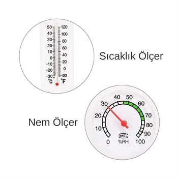 POWERMASTER PM-24665 SICAKLIK NEM ÖLÇER TERMOMETRE