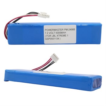 POWERMASTER PM-24988 7.4 VOLT 5000MAH BATARYA (JBL XTREME1 GSP0931134 UYUMLU) 144X34X18MM 183GRAM