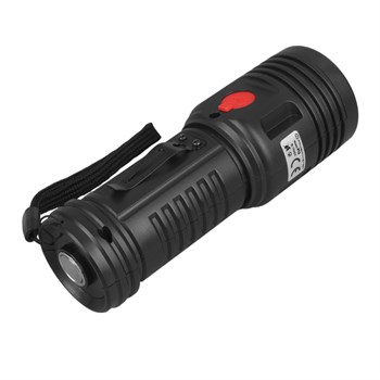 POWERMASTER PM-26722 PLASTİK 4+2 MODLU ŞARJLI 12 LEDLİ EL FENERİ