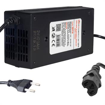 POWERMASTER PM-31174 24 VOLT - 20 AMPER C16 UÇLU ELEKTRİKLİ BİSİKLET ŞARJ CİHAZI
