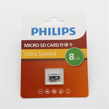 Philips 8GB MicroSD Hafıza Kartı (Adaptörsüz)