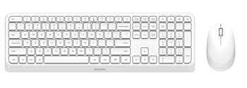 Philips SPT6307W-38 Kablosuz Klavye Mouse Seti Beyaz 3000 Series 2.4Ghz Silent Desing