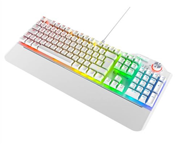 Rampage Hydra R6 Full Color RGB LED Beyaz Gaming Pro Red Switch Q Aluminyum Kaplama  Mekanik Klavye