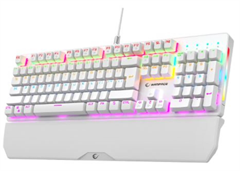 Rampage KB-R86 UMBRA Beyaz USB Rainbow Aydınlatmalı Blue  English Mekanik Gaming Oyuncu Klavye