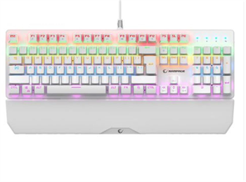 Rampage KB-R86 UMBRA Beyaz USB Rainbow Aydınlatmalı Blue  English Mekanik Gaming Oyuncu Klavye