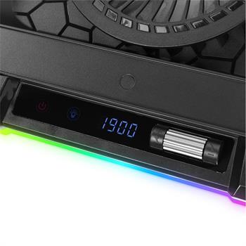 Rampage S49 Cyclone Siyah 10 Mode RGB 140-140mm 1Fanlı 14-19